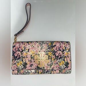 Tory Burch Floral Wristlet NWOT HTF